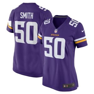 Women's Minnesota Vikings TJ Smith Nike Purple Home Game Player Jersey