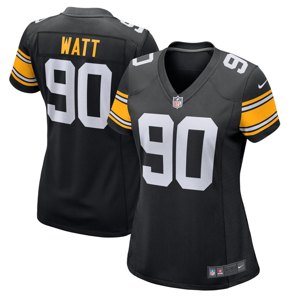 Women's Pittsburgh Steelers T.J. Watt Nike Black Alternate Game Jersey