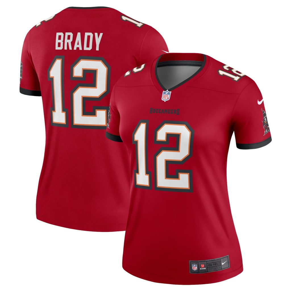 Women's Tampa Bay Buccaneers Tom Brady Nike Red Legend Jersey