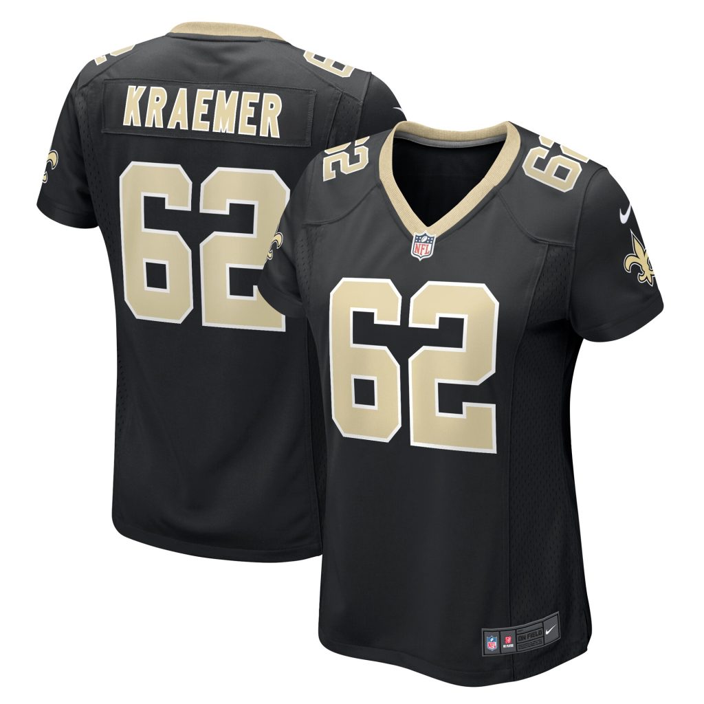 Tommy Kraemer New Orleans Saints Nike Women's Team Game Jersey -  Black