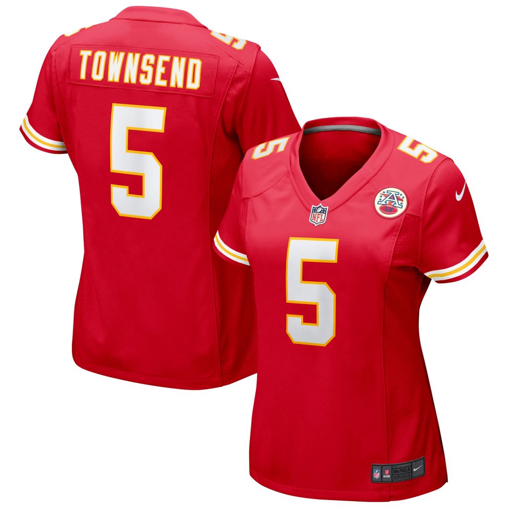 Women's Kansas City Chiefs Tommy Townsend Nike Red Game Jersey