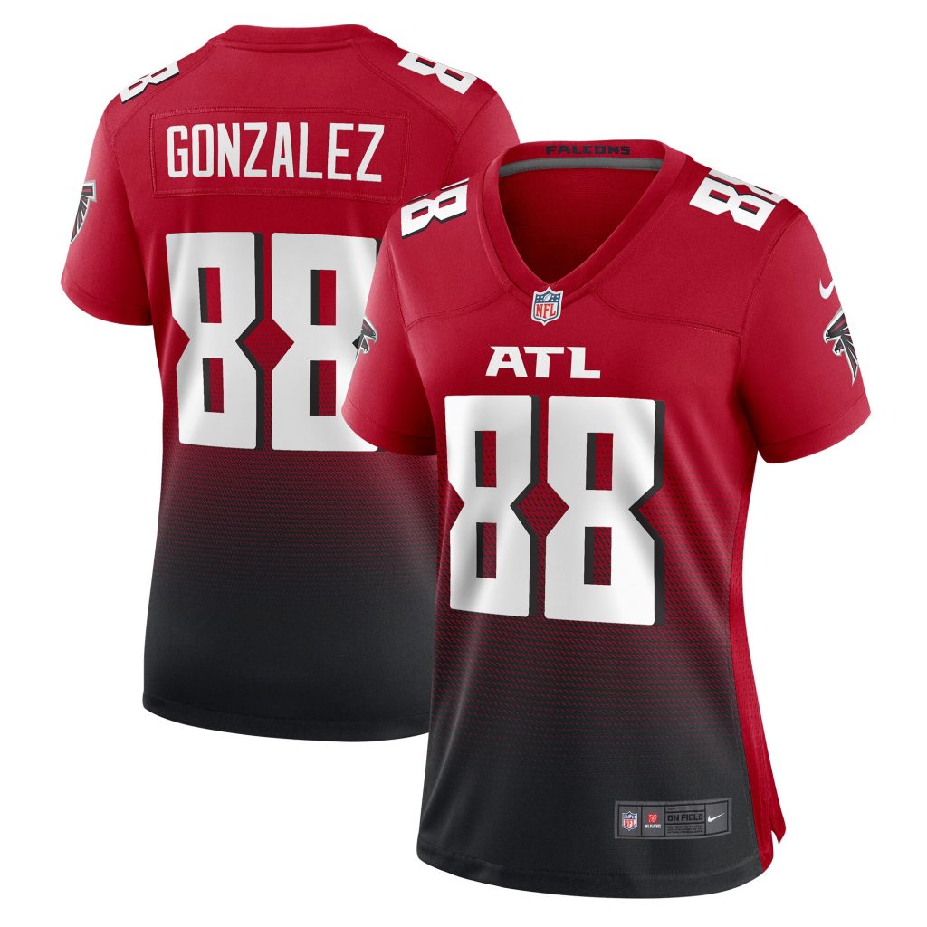 Women's Atlanta Falcons Tony Gonzalez Nike Red Retired Game Jersey