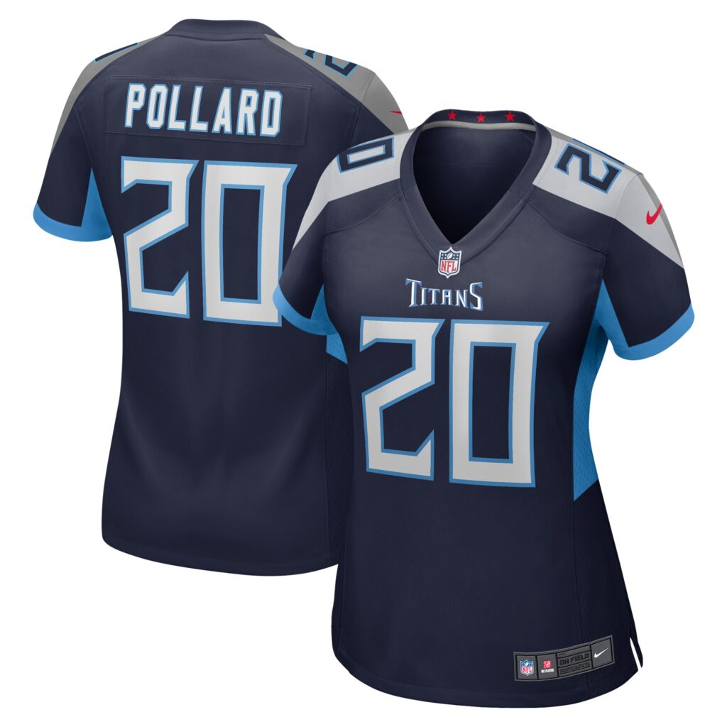Tony Pollard Tennessee Titans Nike Women's Game Player Jersey - Navy