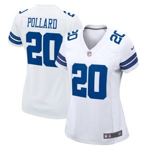 Women's Dallas Cowboys Tony Pollard Nike White Game Player Jersey