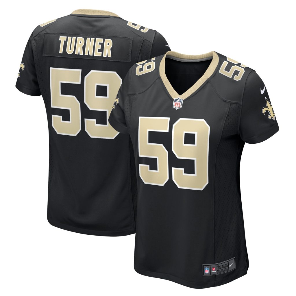 Trai Turner New Orleans Saints Nike Women's Team Game Jersey -  Black