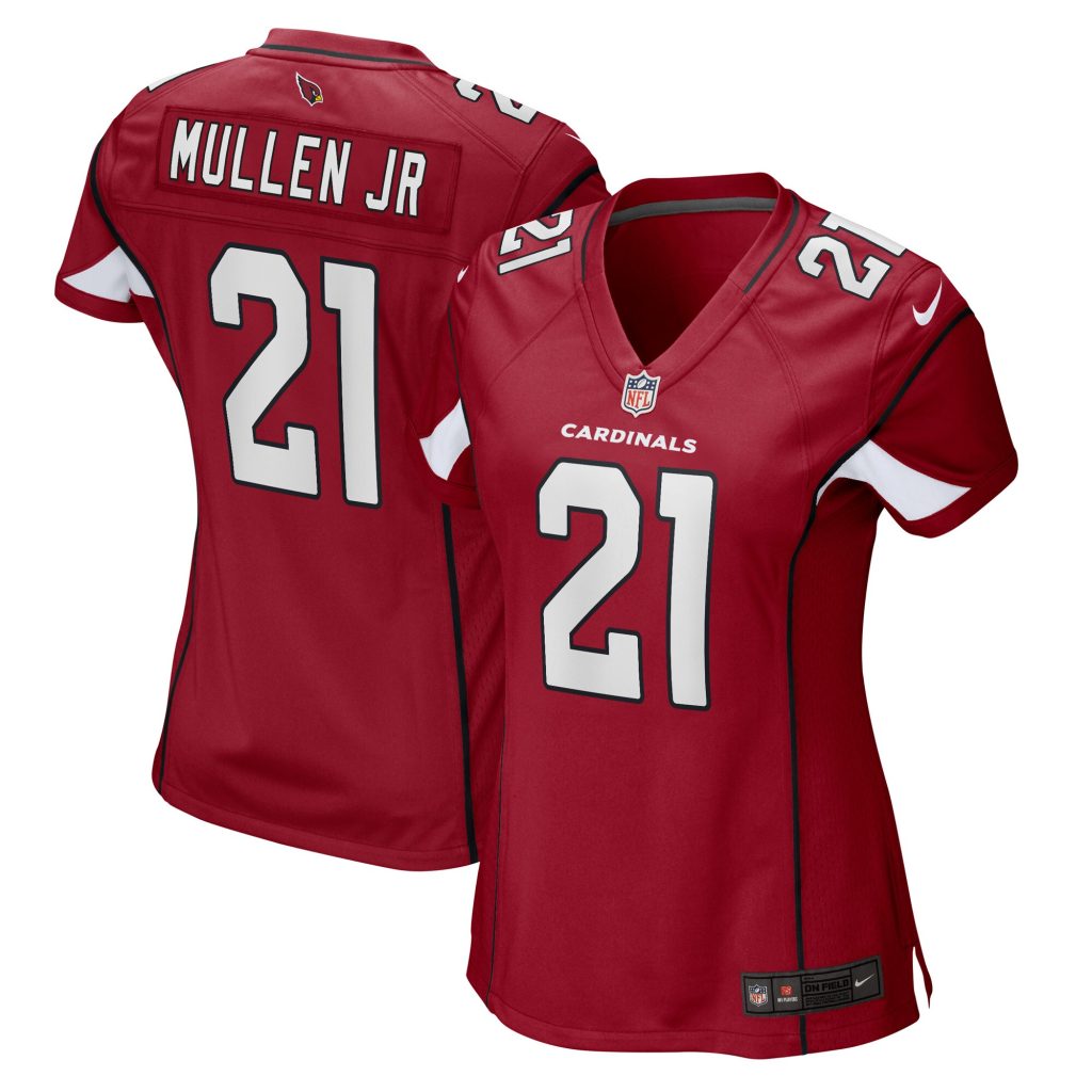 Women's Arizona Cardinals Trayvon Mullen Jr. Nike Cardinal Game Player Jersey