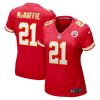 Women's Kansas City Chiefs Trent McDuffie Nike Red Game Player Jersey