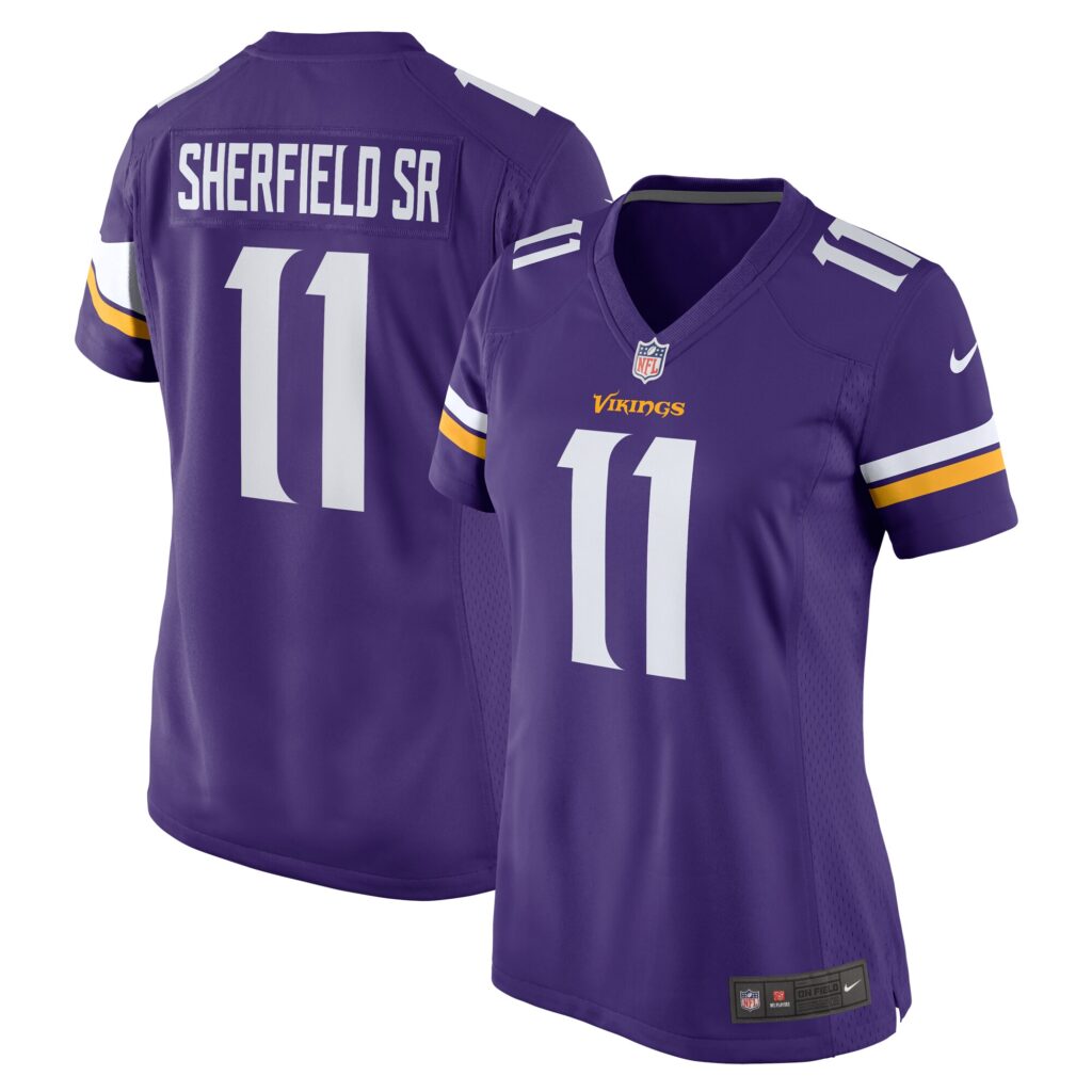 Trent Sherfield Sr. Minnesota Vikings Nike Women's Game Jersey -  Purple