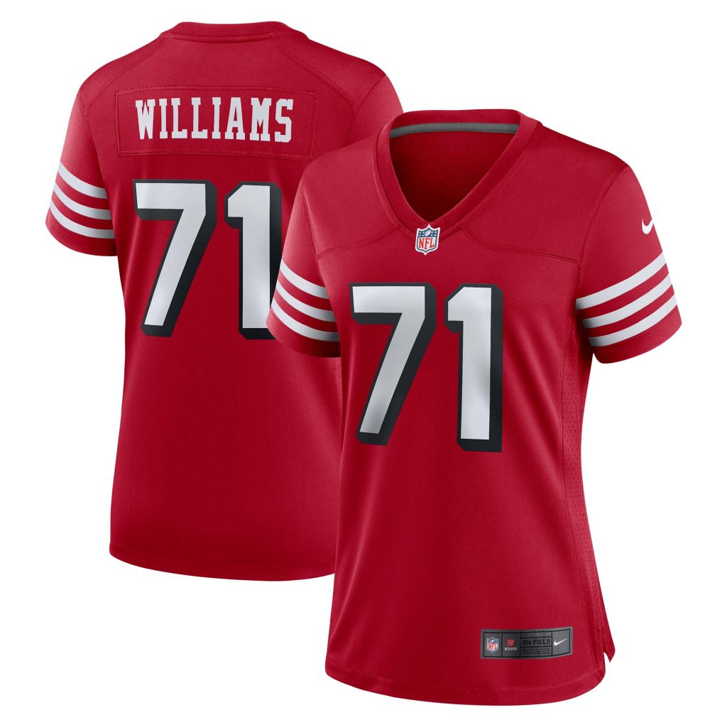 Women's San Francisco 49ers Trent Williams Nike Scarlet Alternate Game Jersey