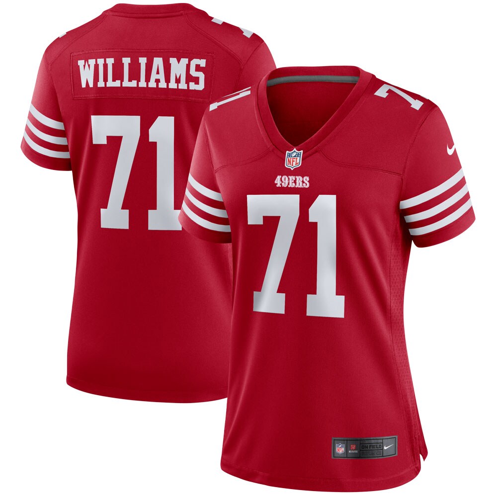 Women's San Francisco 49ers Trent Williams Nike Scarlet Team Player Game Jersey