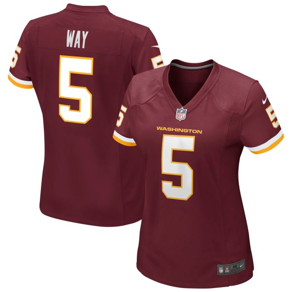 Women's Washington Football Team Tress Way Nike Burgundy Game Player Jersey