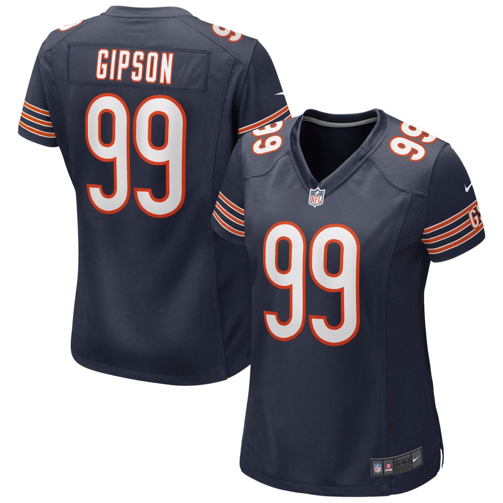 Women's Chicago Bears Trevis Gipson Nike Navy Game Jersey