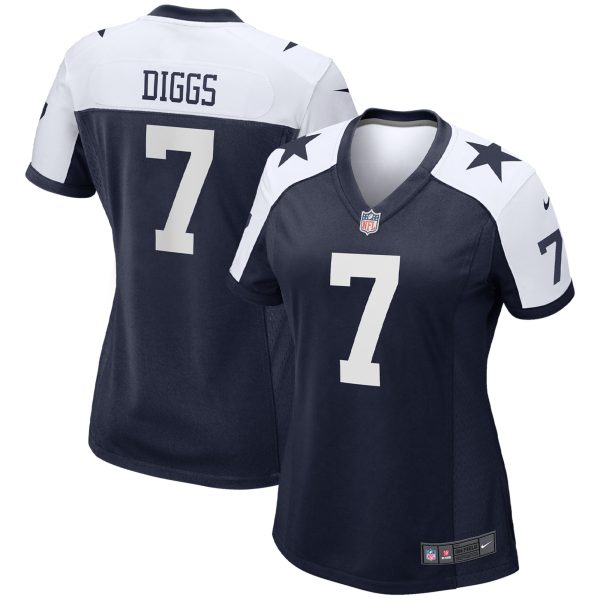Women's Dallas Cowboys Trevon Diggs Nike Navy Alternate Game Jersey