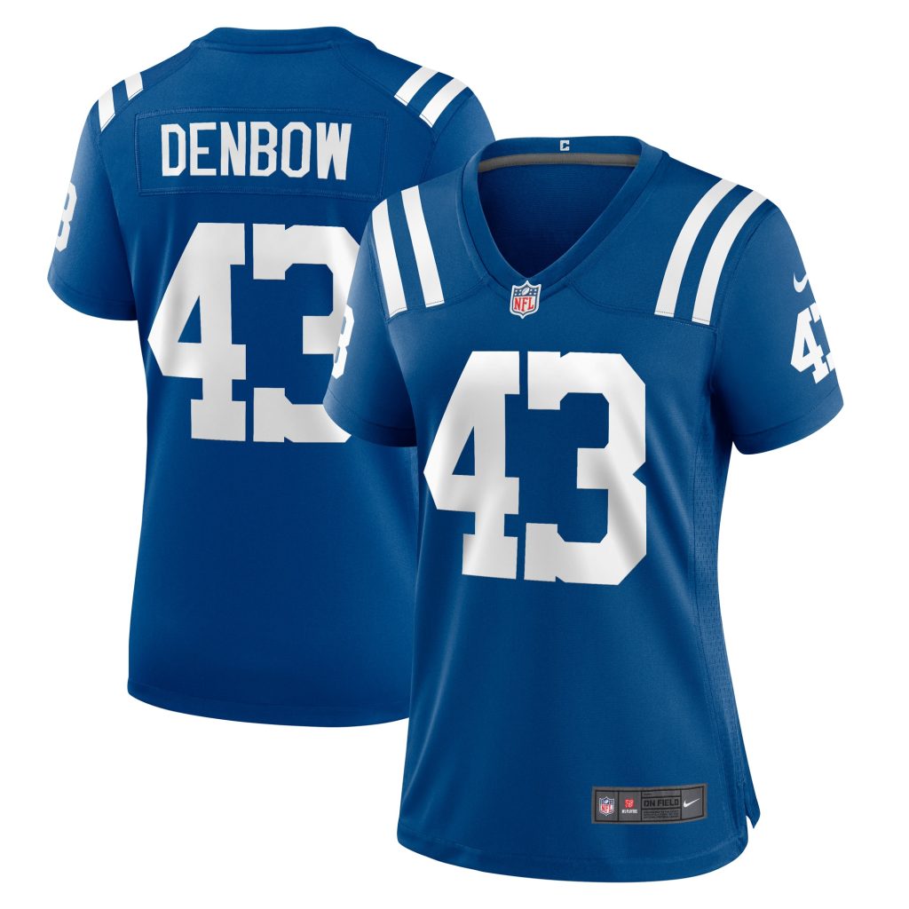 Women's Indianapolis Colts Trevor Denbow Nike Royal Game Player Jersey