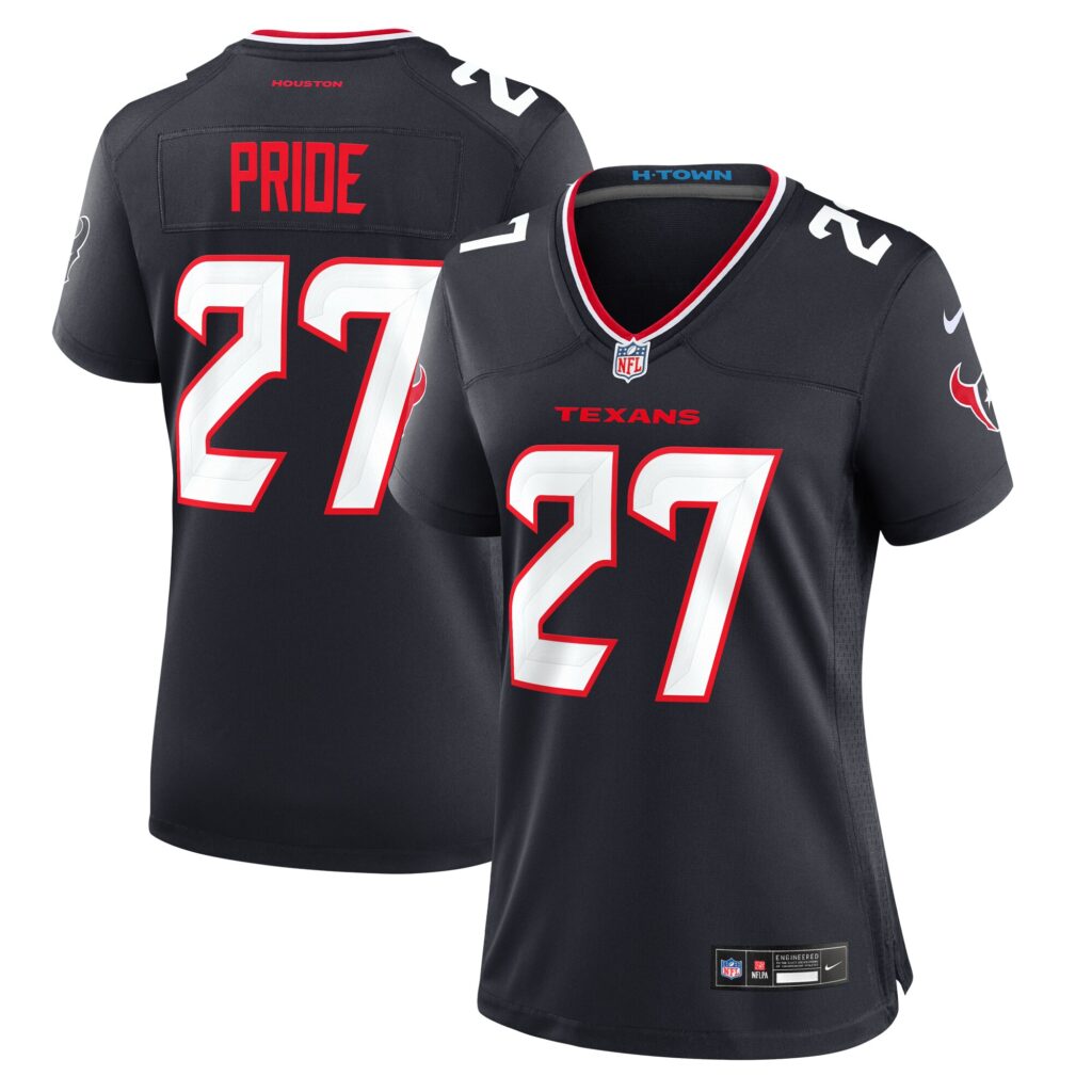 Troy Pride Houston Texans Nike Women's Team Game Jersey -  Navy