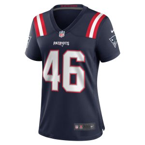 Women's New England Patriots Tucker Addington Nike Navy Home Game Player Jersey