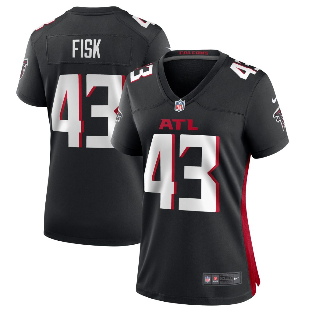 Women's Atlanta Falcons Tucker Fisk Nike Black Player Game Jersey