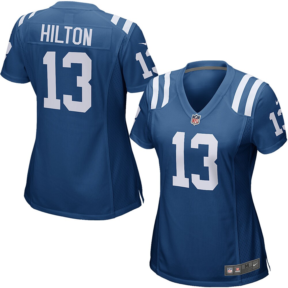Women's Nike T.Y. Hilton Aqua Indianapolis Colts Game Jersey