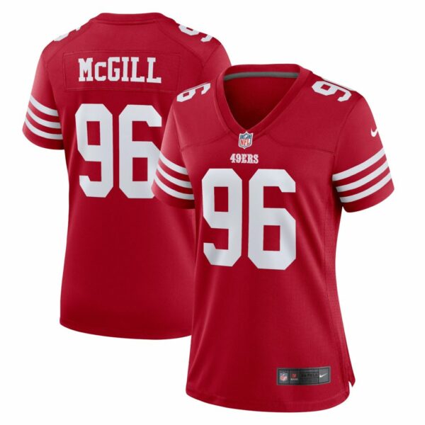 Women's San Francisco 49ers T.Y. McGill Nike Scarlet Home Game Player Jersey