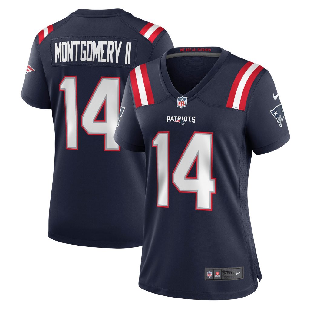 Women's New England Patriots Ty Montgomery Nike Navy Game Jersey