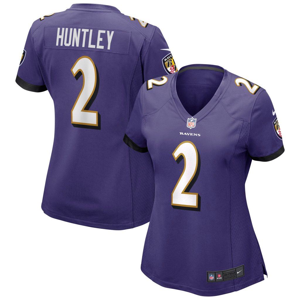 Women's Baltimore Ravens Tyler Huntley Nike Purple Game Jersey