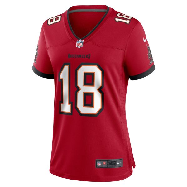Women's Tampa Bay Buccaneers Tyler Johnson Nike Red Home Game Player Jersey