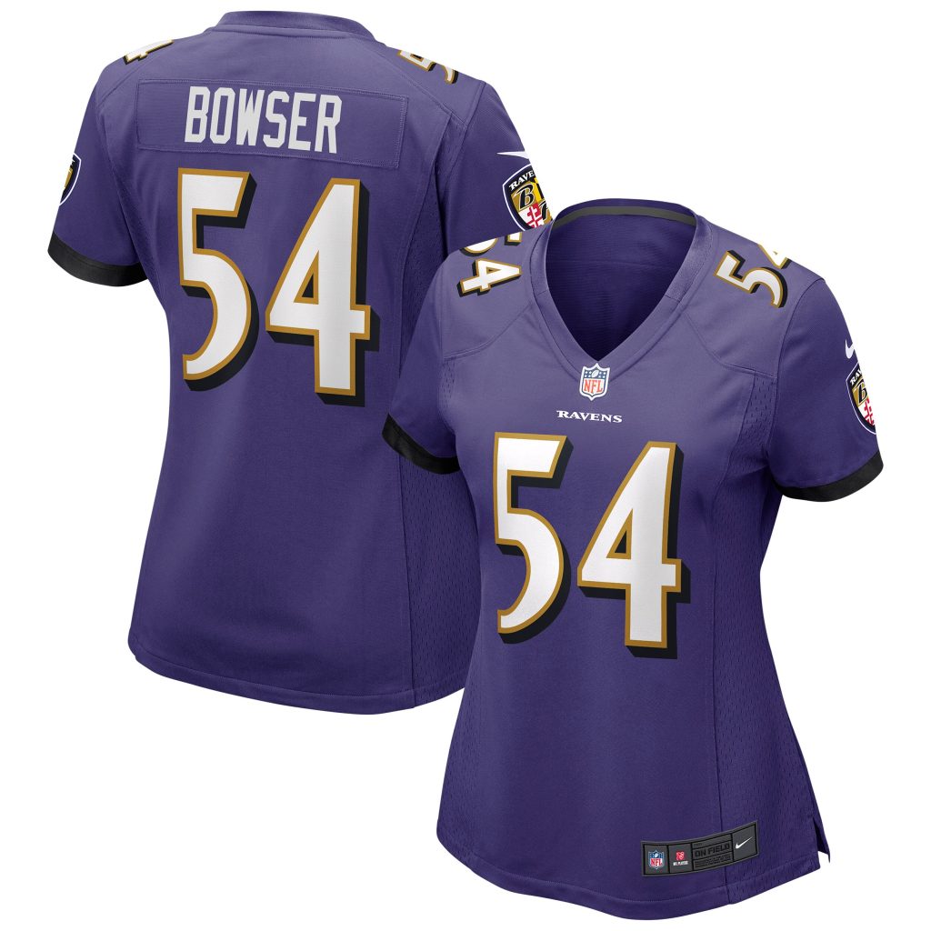 Women's Baltimore Ravens Tyus Bowser Nike Purple Game Jersey