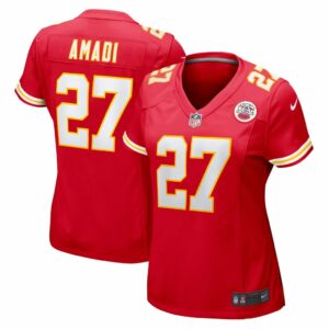 Women's Kansas City Chiefs Ugo Amadi Nike Red Home Game Player Jersey