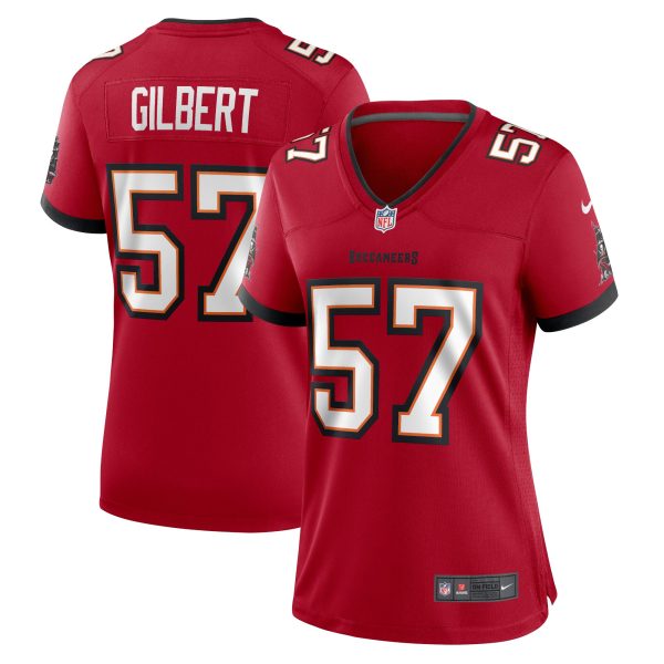 Women's Tampa Bay Buccaneers Ulysees Gilbert III Nike Red Home Game Player Jersey