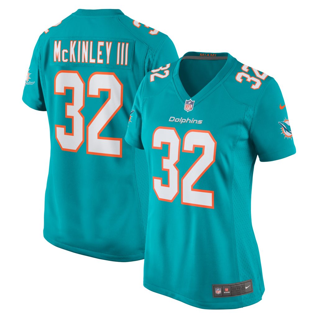 Women's Miami Dolphins Verone McKinley III Nike Aqua Game Player Jersey