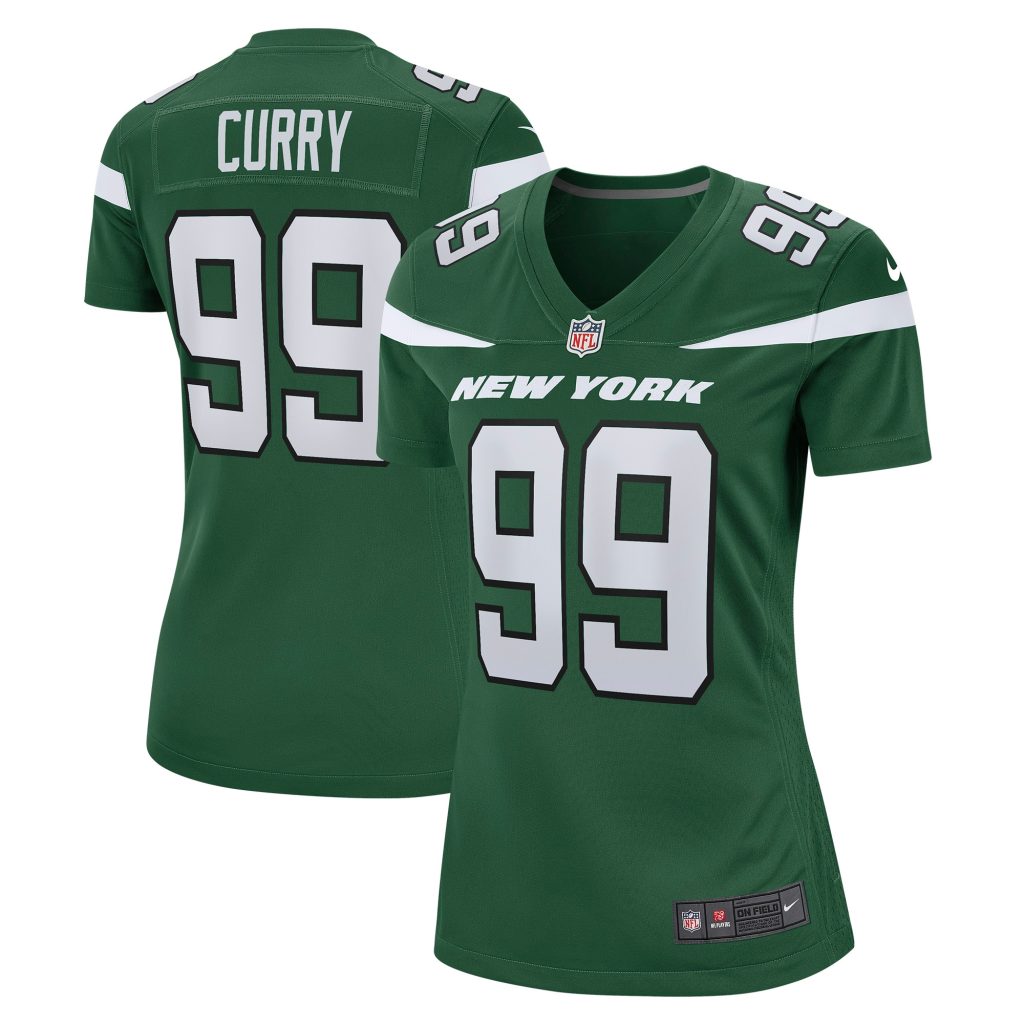Women's New York Jets Vinny Curry Nike Gotham Green Game Jersey