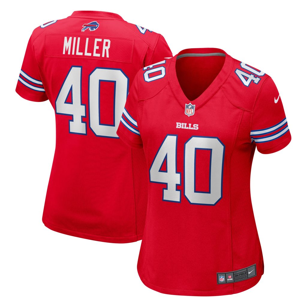 Women's Buffalo Bills Von Miller Nike Red Alternate Game Jersey