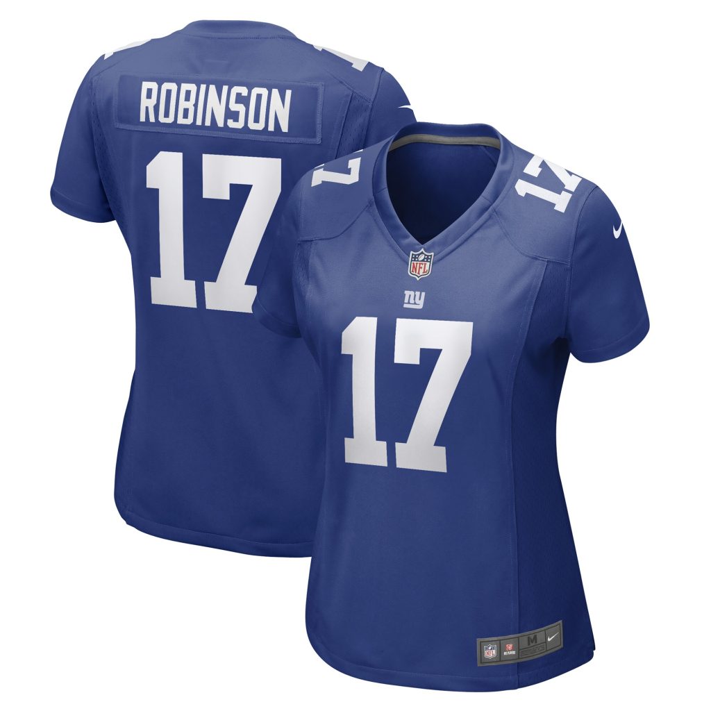 Women's New York Giants Wan'Dale Robinson Nike Royal Game Player Jersey