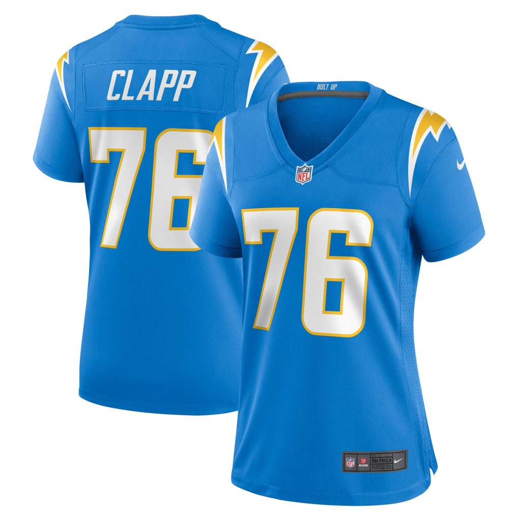 Women's Los Angeles Chargers Will Clapp Nike Powder Blue Game Jersey