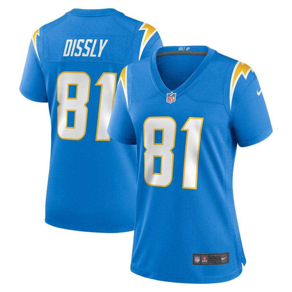 Will Dissly Los Angeles Chargers Nike Women's  Game Jersey -  Powder Blue