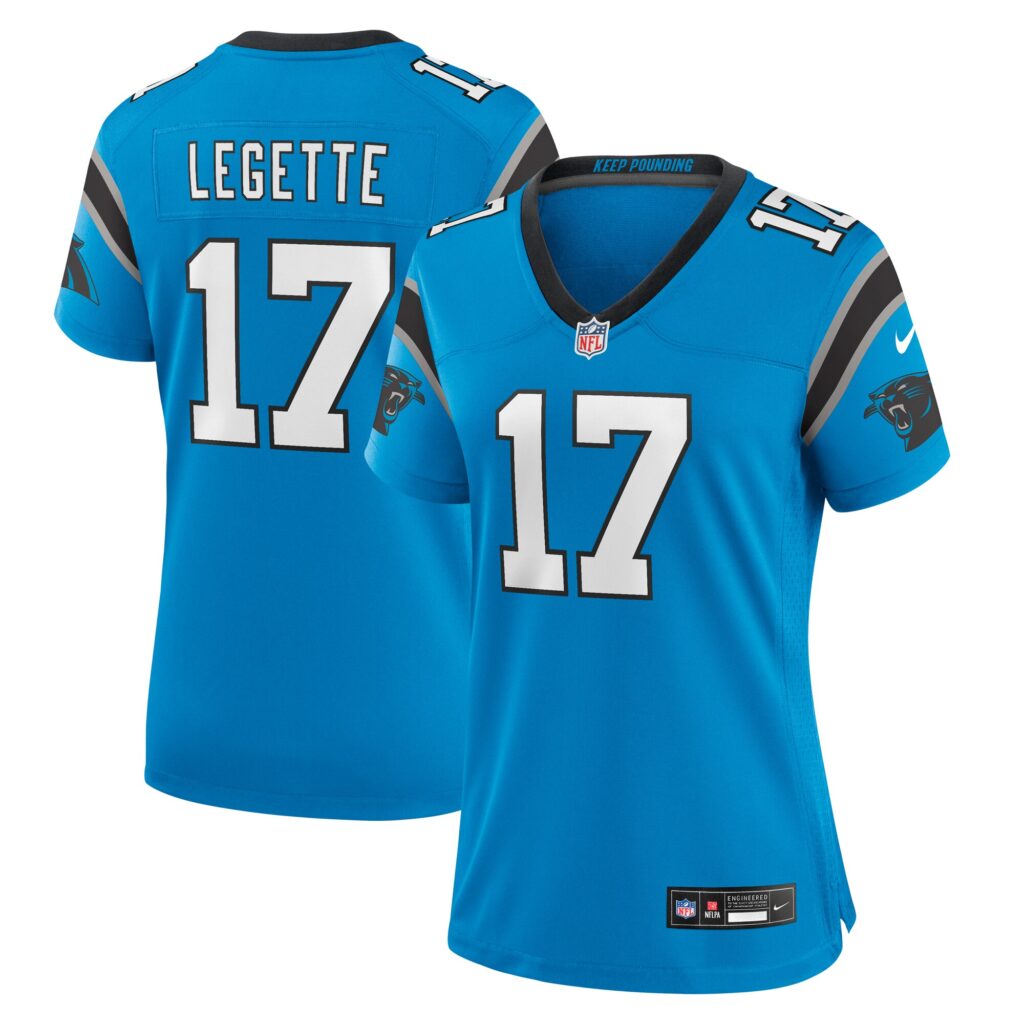 Xavier Legette Carolina Panthers Nike Women's Alternate Game Jersey -  Blue