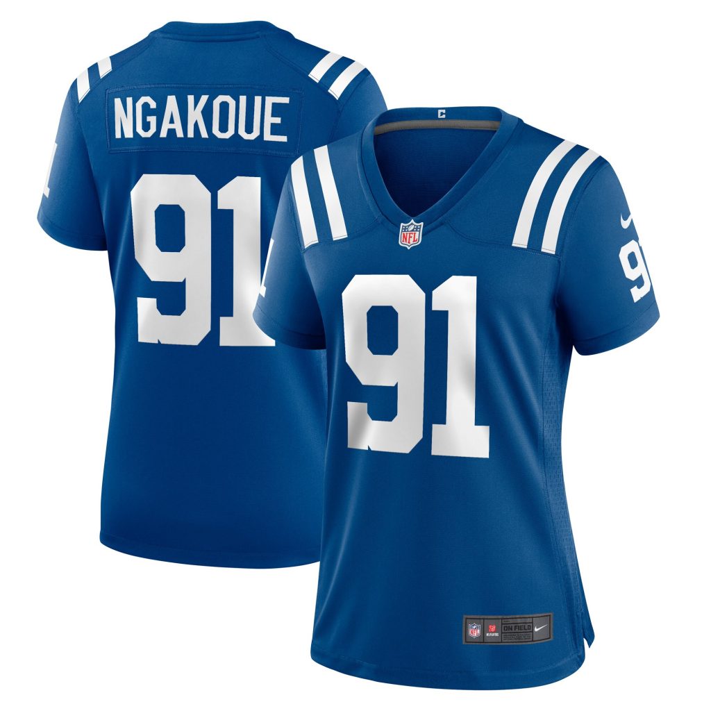 Women's Indianapolis Colts Yannick Ngakoue Nike Royal Player Game Jersey