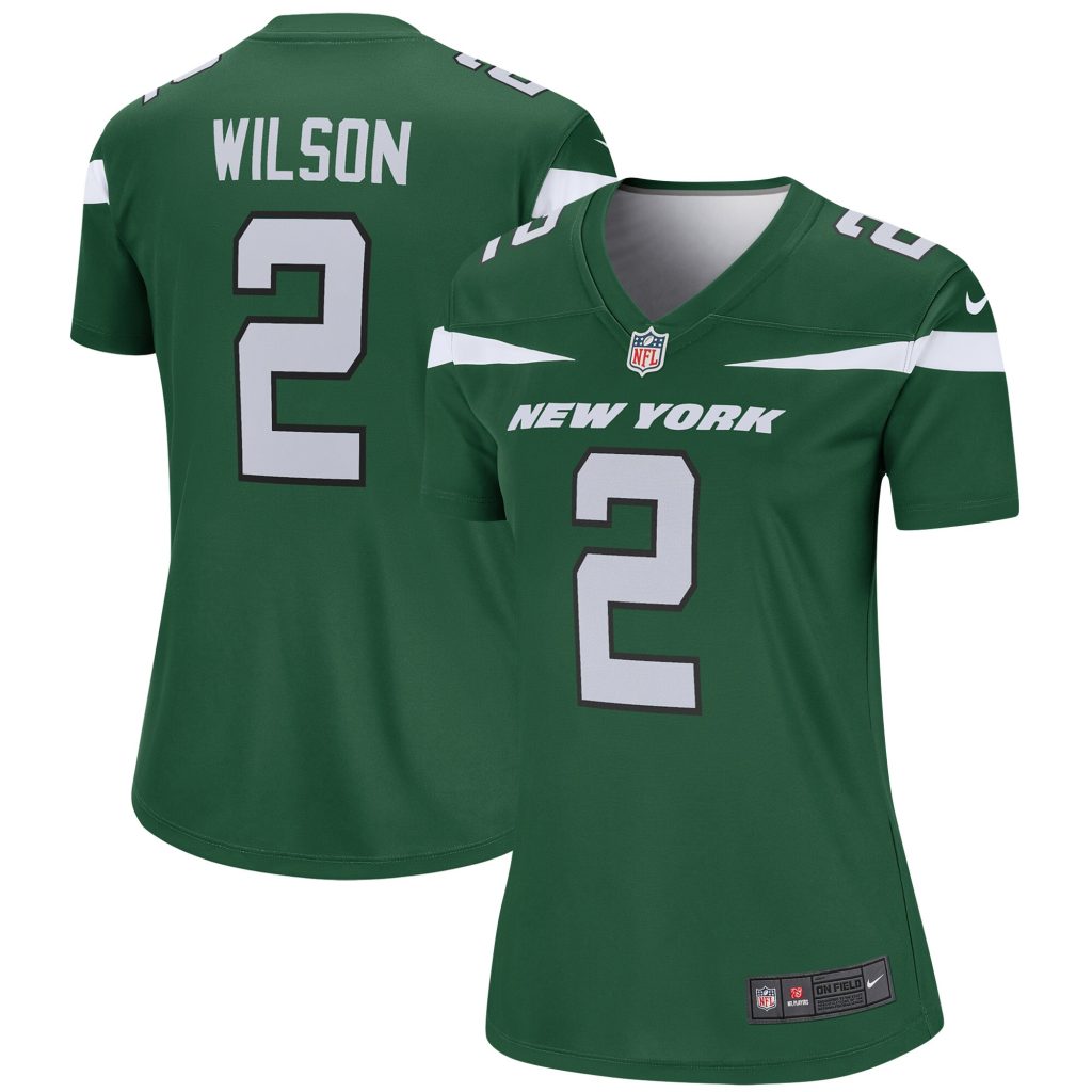 Women's New York Jets Zach Wilson Nike Gotham Green Legend Jersey