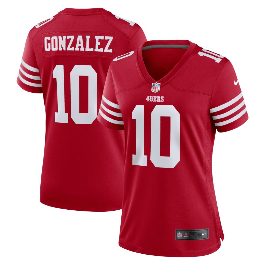 Women's San Francisco 49ers Zane Gonzalez Nike Scarlet Game Jersey