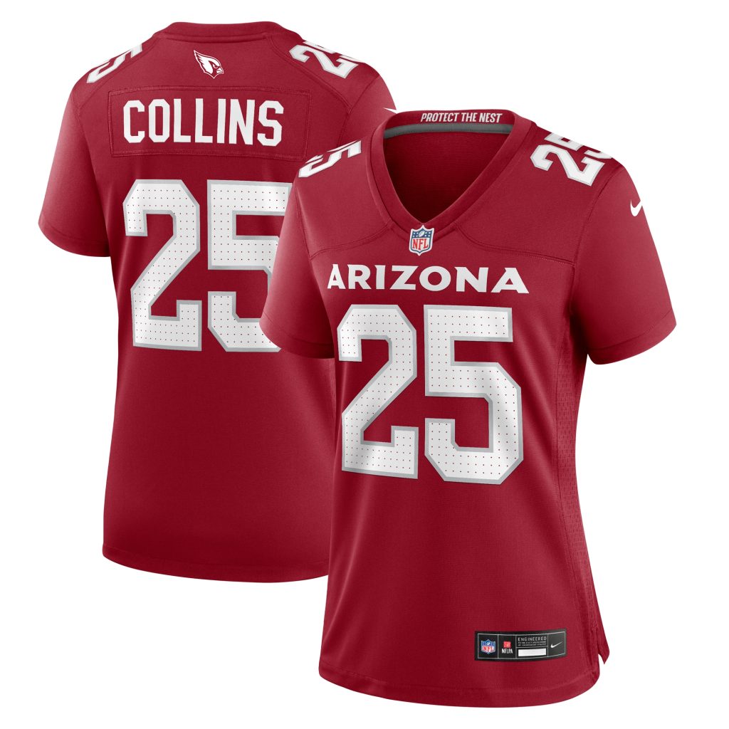 Women's Arizona Cardinals Zaven Collins Nike Cardinal Home Game Jersey