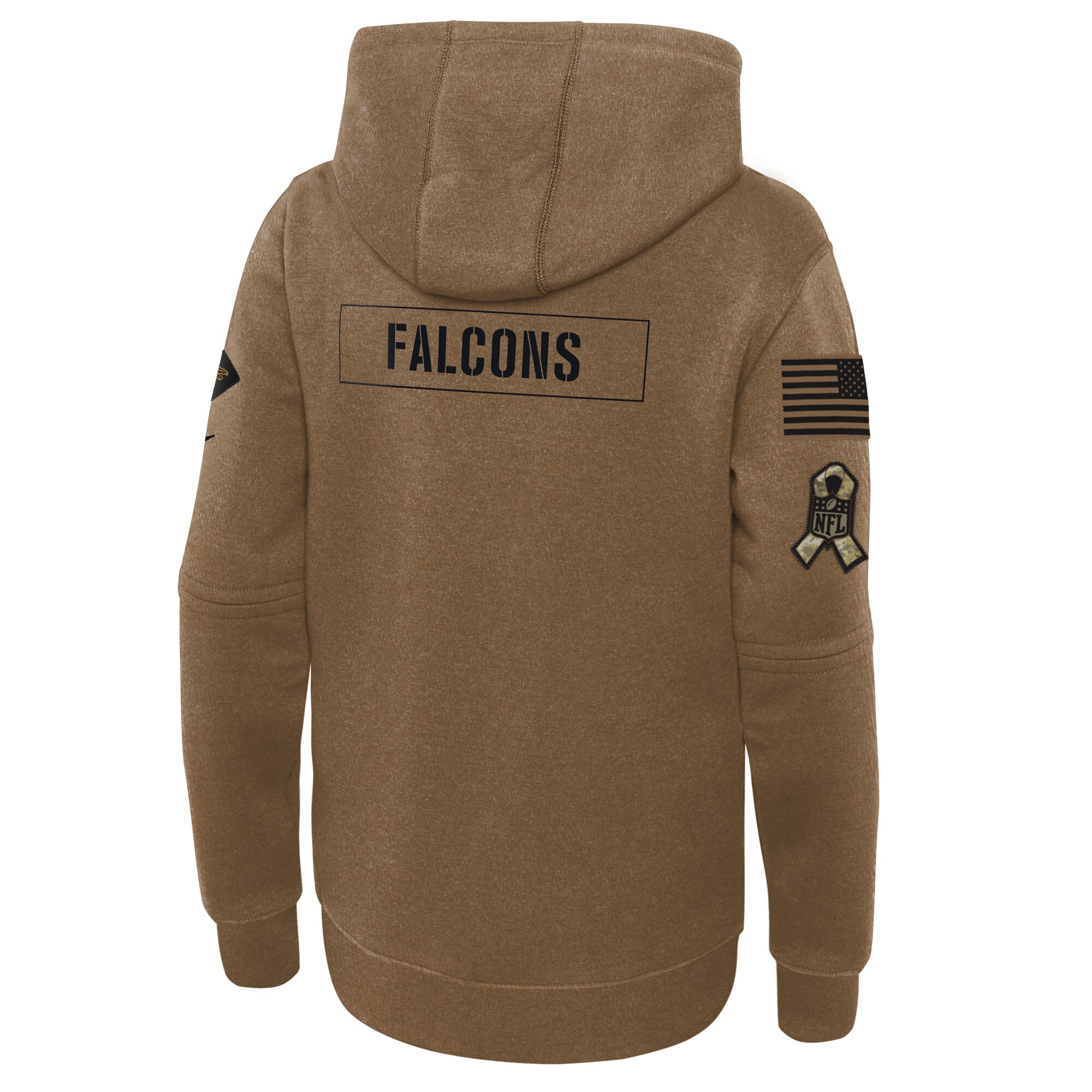 Atlanta Falcons Nike Youth 2023 Salute to Service Club Fleece Pullover ...