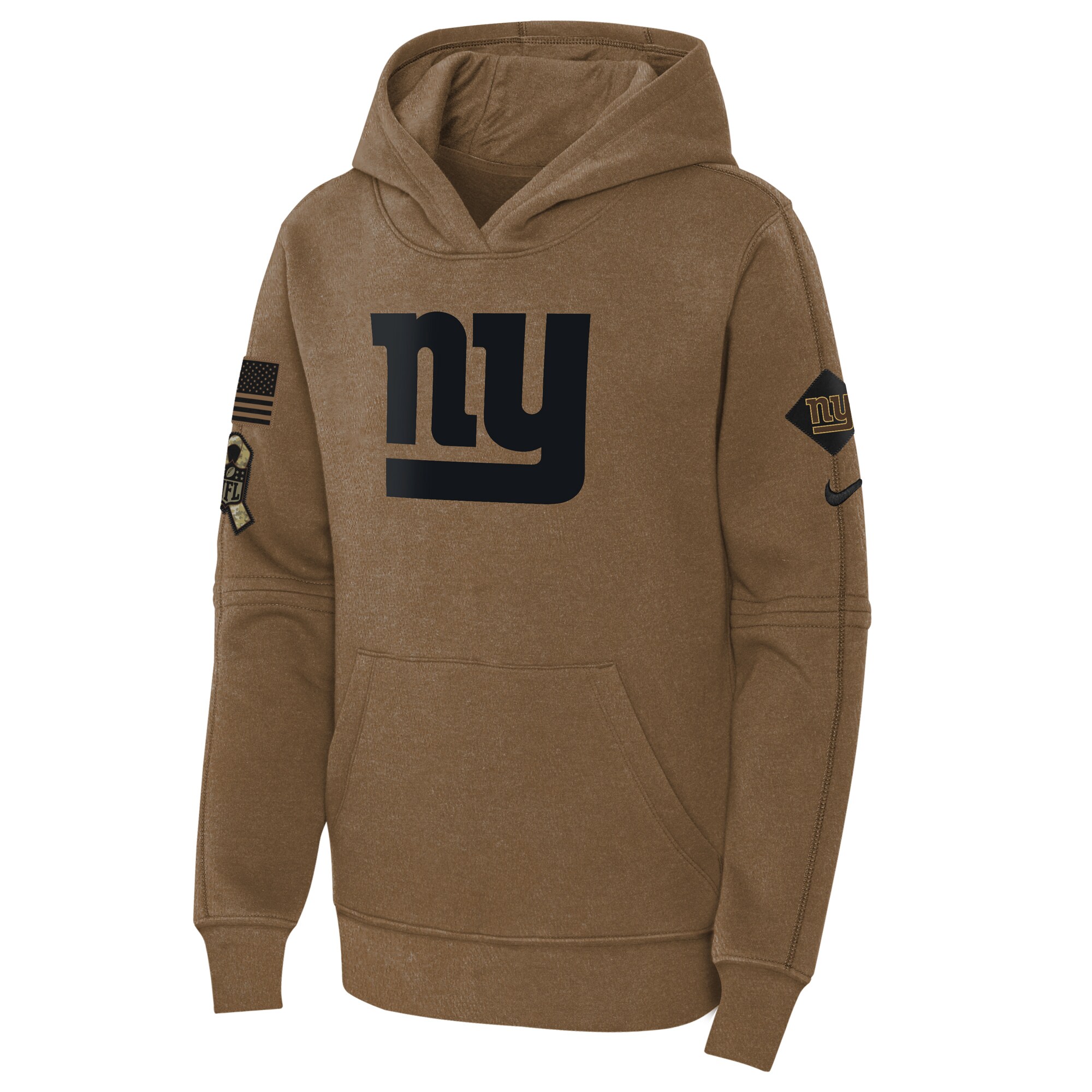 New York Giants Nike Youth 2023 Salute to Service Club Fleece Pullover ...