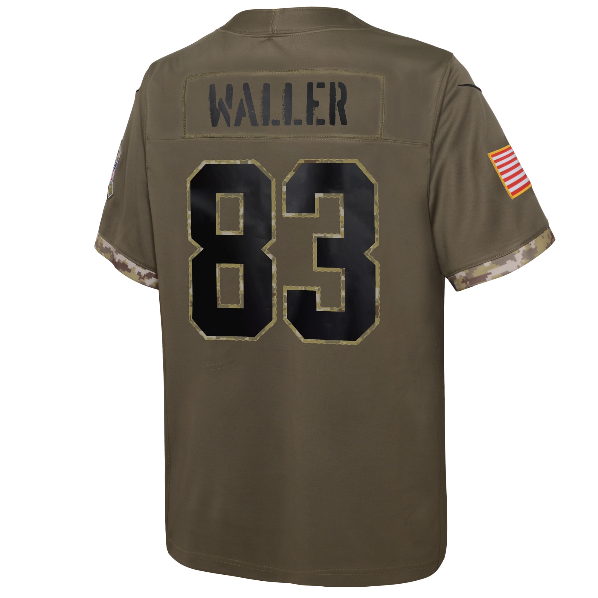 Youth Las Vegas Raiders Darren Waller Nike Olive 2022 Salute To Service Player Limited Jersey