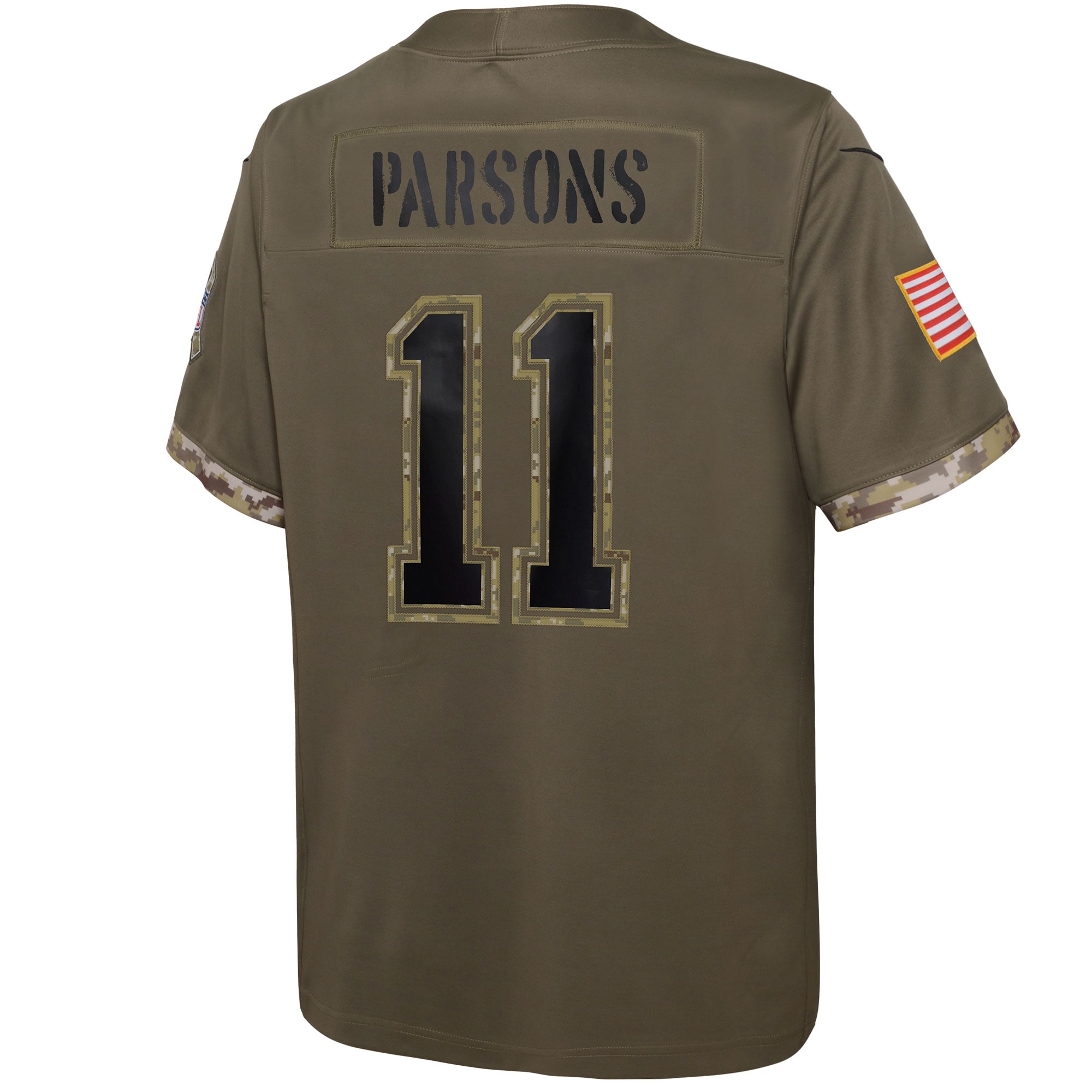 Youth Dallas Cowboys Micah Parsons Nike Olive 2022 Salute To Service Player Limited Jersey